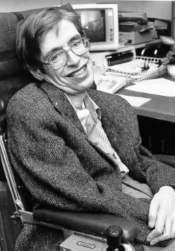 This is a picture of Stephen Hawking.